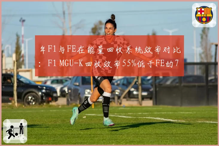 年F1与FE在能量回收系统效率对比：F1 MGU-K回收效率55%低于FE的70%